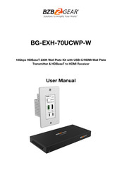 BZB Gear BG-EXH-70UCWP-W User Manual