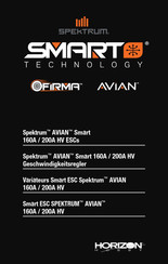 Horizon Hobby Spektrum AVIAN Smart 200A HV ESC Manual