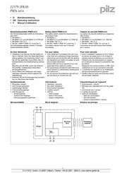 Pilz 22179-3FR-05 Operating Instructions Manual