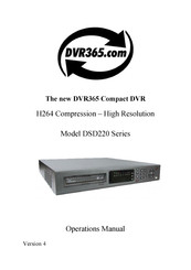 DVR365 DSD220 Series Operation Manual