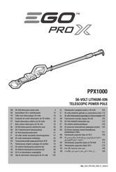 Ego Power+ PRO X PPSX2500 Manual