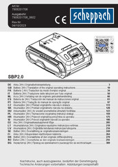 Scheppach SBP2.0 Operating Instructions Manual