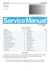 Haier L42S9 Service Manual