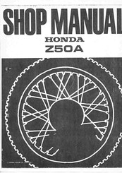 Honda Z50K2 Shop Manual