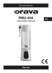Orava RMU-40A Instruction Manual