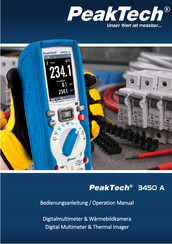 PeakTech P 3450 A Operation Manual