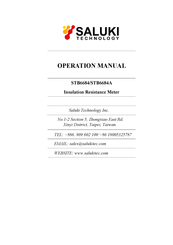 Saluki STB6684A Operation Manual