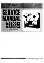 Teac A-2300SX Service Manual