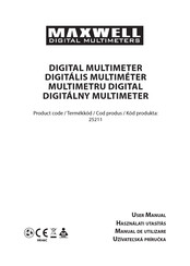 Maxwell Digital Multimeters 25211 User Manual