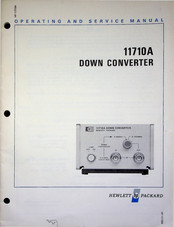 HP 11710A Operating And Service Manual