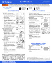 Westinghouse iGen5000DFcv Quick Start Manual