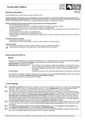 Skan Holz Toronto 621705 Manual