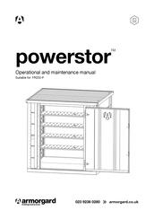 Armorgard powerstor FR200-P Operational And Maintenance Manual