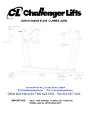 Challenger Lifts CLHMES-2000 Manual