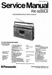 Panasonic RX-5220LS Service Manual