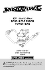 MasterForce 2900594ME Operator's Manual