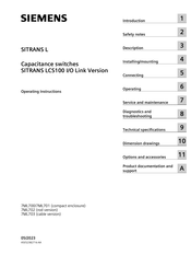 Siemens 7ML702 Operating Instructions Manual