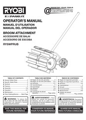 Ryobi EXPAND-IT RYSWPRUB Operator's Manual