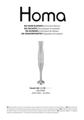 Homa HB-1117N Instruction Manual
