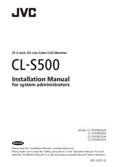 JVC CL-S500 Series Installation Manual