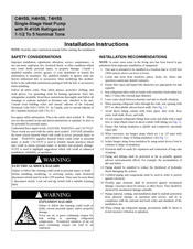 Carrier H4H5S Installation Instructions Manual