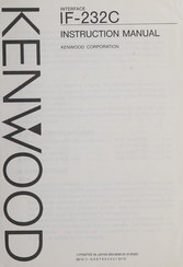 Kenwood IF-232C Instruction Manual