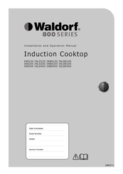 Waldorf INL8400R3F-CB Installation And Operation Manual