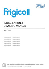 Frigicoll MI2-36DT3DN18(At) Installation & Owner's Manual