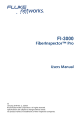 Fluke FiberInspector Pro FI-3000 User Manual