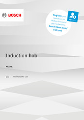 Bosch PIE HB Series Information For Use