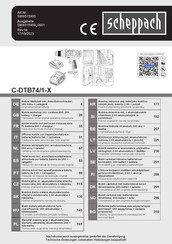 Scheppach C-DTB74/1-X Translation Of The Original Operating Instructions