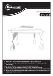 Outsunny 84C-252 Assembly Instructions Manual