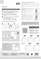 ETI EF-250E Mounting Instructions