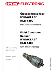 HYDAC ELECTRONIC HYDACLAB HLB 1400 Translation Of Original Instructions