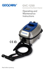 Goodway GVC-1250 Operating And Maintenance Instructions Manual