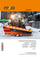 FMG AAL360 Operator's Manual