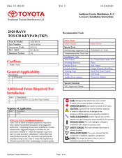 Toyota KP1010 Manual