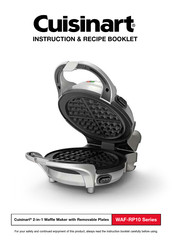 Cuisinart WAF-RP10 Series Instruction/Recipe Booklet