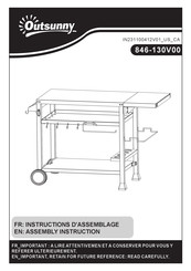 Outsunny 846-130V00 Assembly Instruction Manual