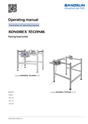 BANDELIN SONOREX TECHNIK HA 40 Operating Manual