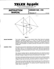 Telex 416 Instruction Manual