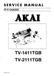 Akai TV-1411TGB Service Manual