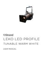Vari Lite Strand Leko LED Profile Tunable Warm White User Manual