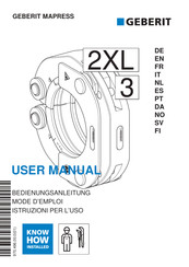 Geberit Mapress 2XL User Manual