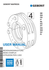 Geberit Mapress 4 User Manual