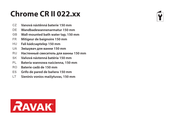 RAVAK Chrome CR II 022.20BL Manual