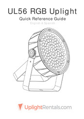 Chauvet UL56 RGB Uplight Quick Reference Manual
