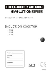 Blue Seal EVOLUTION IN511 Installation And Operation Manual