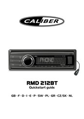 Caliber RMD 212BT Quick Start Manual