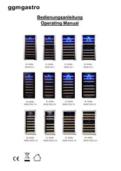 GGMgastro WKM100-1 Operating Manual
